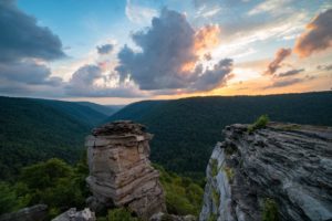 A scenic overlook in Tucker County, WV